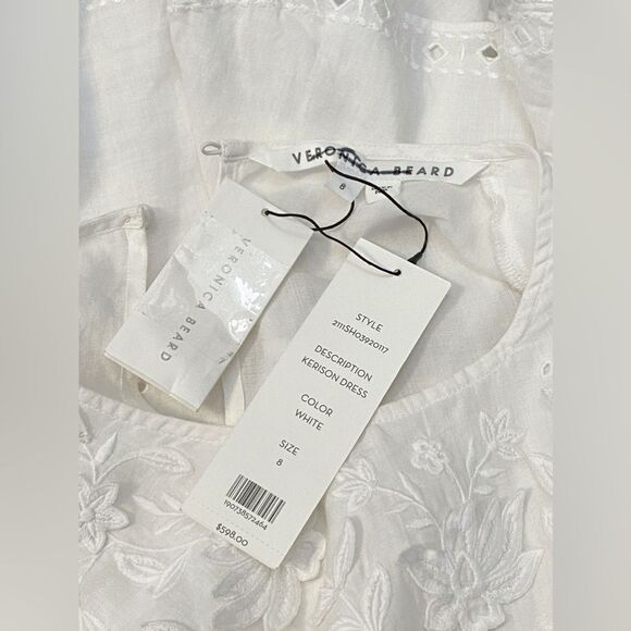Veronica Beard Kerison Embroidered Minidress szie 8 - Picture 13 of 14